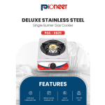 GAS STOVE SINGLE BURNER S/S-PIONEER (PGS-RB25)