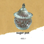 Suger Pot Glass ( Buddha offerings item )