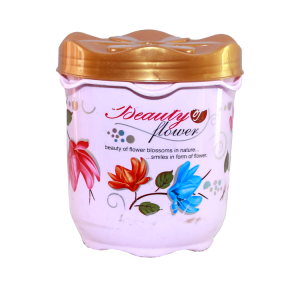 Flora Print Container ( plastic ) 1L .