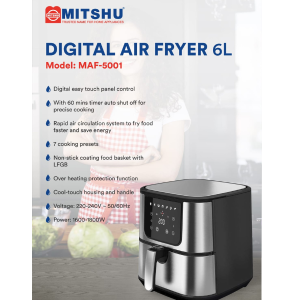AIR FRYER - 6LTR MAF-5001