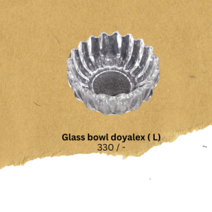 Glass bowl doyalex  L ( Buddha offerings item )