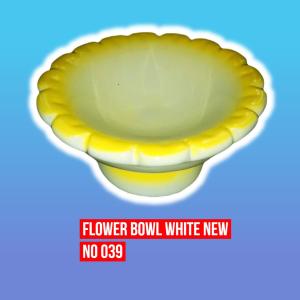 Flower pot white ( ceramic )
