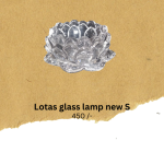 Lotas glass lamp new  S (Buddha offerings item)